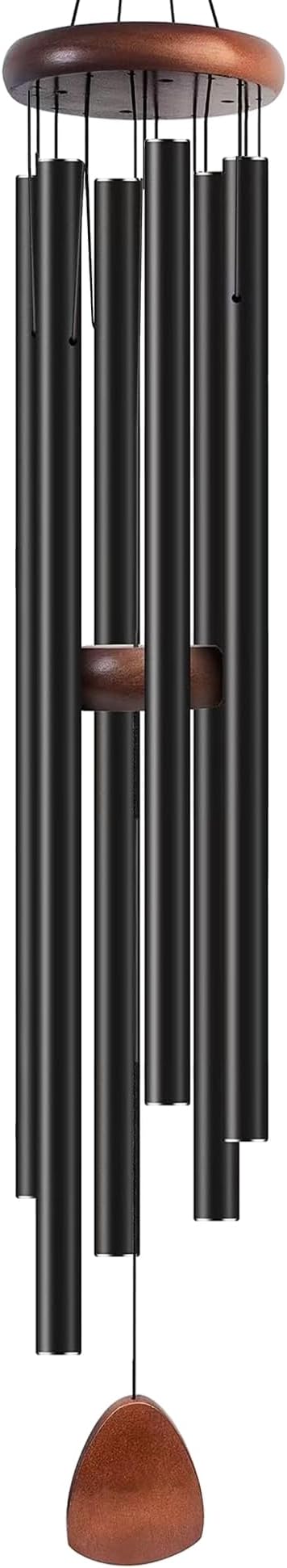 Wind Chime for Outside Deep Tone, 60 inch Large Wind Chimes, 6 Heavy Duty Tubes Aluminium Metal Extra Large Wind Chimes, Decoration for Garden, Patio, Yard, Gift for Mother's Day-Ruum Studio Home