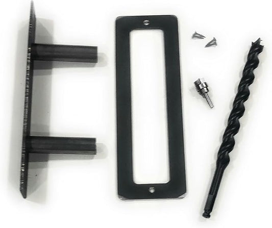 Floating Shelf Brackets - Sheppard Brackets - Easy Install - Heavy Duty (10 inch with Build Kit)-Ruum Studio Home