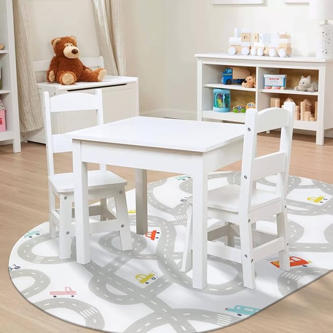 STARUIA Road Traffic Kids Rug Children Playing with Cars Playmat 4x6 Ft, Washable Play Carpet for Kids Playroom, Non-Slip Have Fun Safe Baby Nursery Rug for Toddler Boy's Bedroom Game Room Grey-Ruum Studio Home
