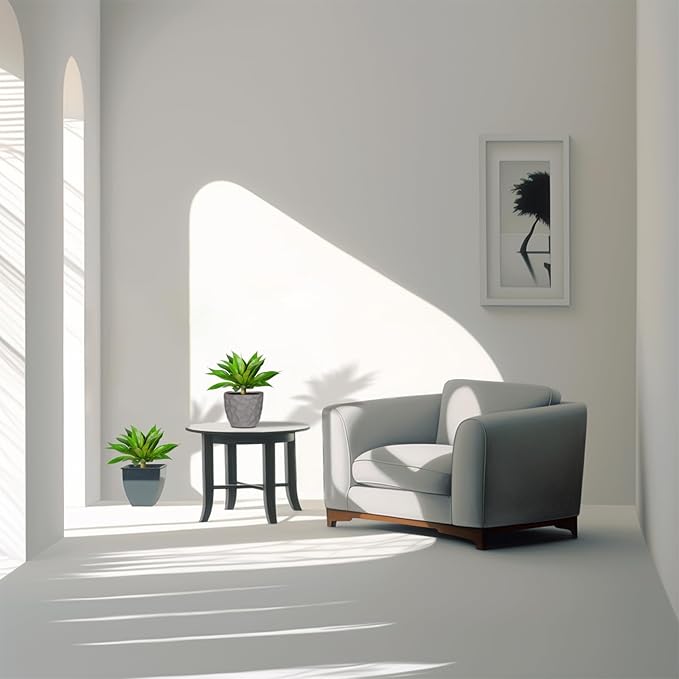 Artificial Agave Plants,Large UV Resistant Fake Agave Planters for Indoor and Outdoor Decorating Artificial Plants for Outdoors Fake Plants (2Pack, 18"-Ruum Studio Home