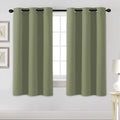 H.VERSAILTEX Blackout Curtains for Bedroom Thermal Insulated Room Darkening Living Room Curtains 63 Inch Long Grommet Privacy Protection Window Curtain Panels/Drapes for Nursery, 2 Panels, Sage-Ruum Studio Home