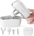 KingPavonini Mini Massage Gun with All-in-One Storage Case, FSA HSA Eligible, Pocket-Sized Small Massage Gun Deep Tissue, 0.5 lbs Portable Percussion Massager for Travel, Gym, Gift for Women Men-Ruum Studio Home