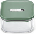 Caraway 1qt Glass Airtight Food Storage Container with Lid – Non-Toxic, BPA-Free Kitchen Storage Container – Stackable, Space-Saving Airtight Container for Dry Goods and More - Sage-Ruum Studio Home