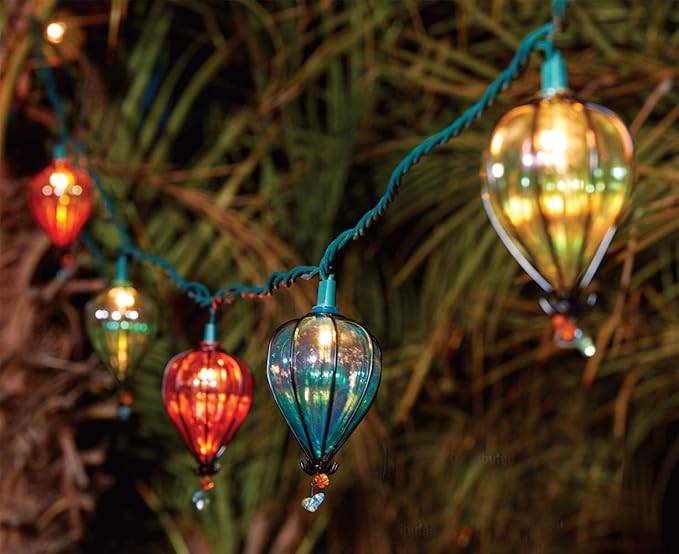 11FT Multicolor String Lights with 10 Bulbs, UL Listed Connectable Waterproof Decorative LED Lights Hanging for Backyard Patio, Indoor/Outdoor for Christmas Wedding Party Festival Lighting-Ruum Studio Home