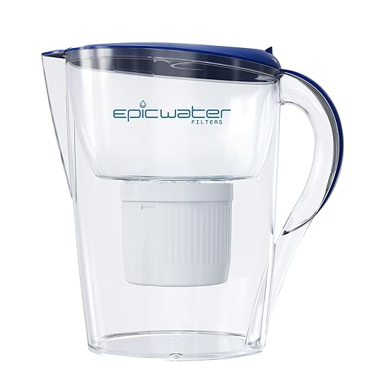 Epic Water Filters Pure Filter Pitchers for Drinking Water, 10 Cup 150 Gallon Filter, Tritan BPA Free, Removes Fluoride, Chlorine, Lead, Forever Chemicals-Ruum Studio Home