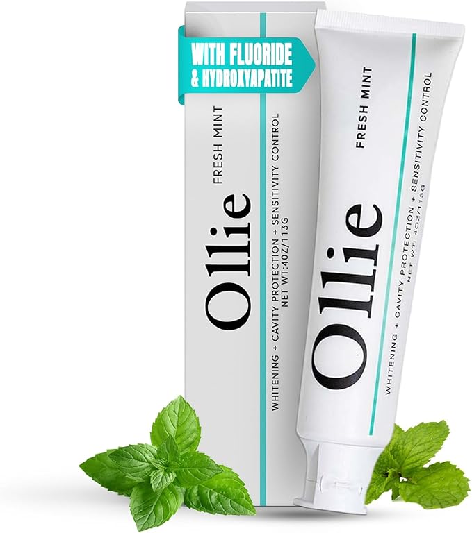 Ollie Fresh Mint Toothpaste 4oz-Ruum Studio Home