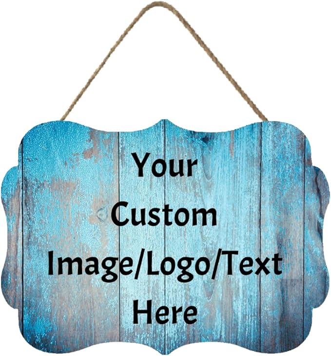 Personalized Custom Wooden Signs with Any Text Name for Home Door Man Cave Bar Family Farmhouse Decorative Home Kitchen Rustic Wall Decor-Ruum Studio Home