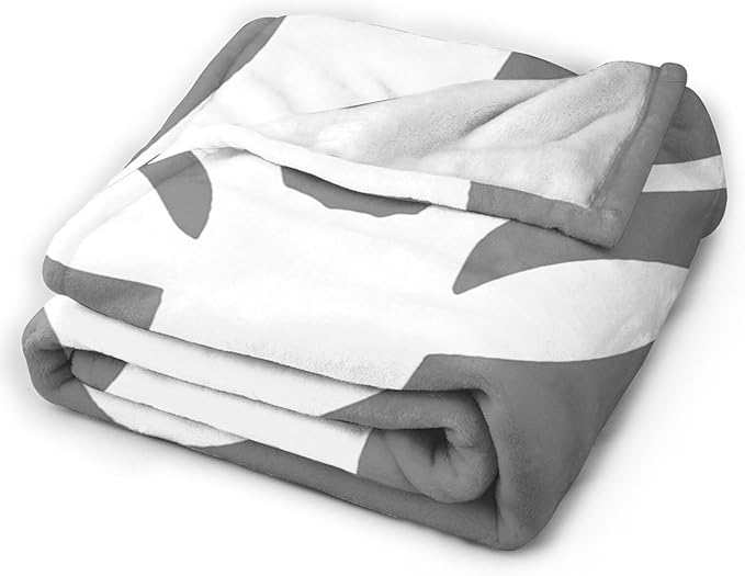 HGOD DESIGNS Deer Flannel Fleece Bed Blanket 40 x 50 inch Woodland Deer Head Throw Blanket Lightweight Cozy Plush Blanket for Bedroom Living Rooms Sofa Couch-Ruum Studio Home