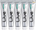 Live Orals Whitening Toothpaste 20g x 5 Units - Fluoride-Free Stain Removal, Strengthens Enamel, Natural Ingredients, Fresh Mint Flavor-Ruum Studio Home