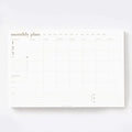 Bliss Collections Monthly Planning Pad, To Do List Notebook - Undated Tear-Off Sheets Notepad - Work Calendar, Organizer, Scheduler for Goals, Tasks - The Essential, 12" x 18", 18 Sheets-Ruum Studio Home