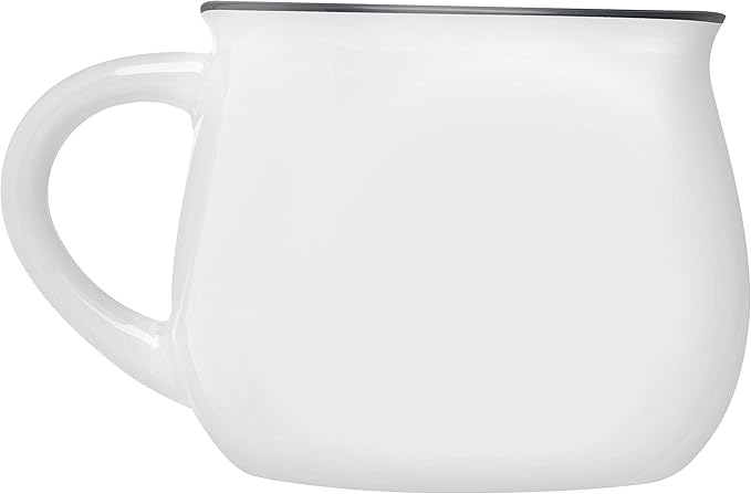 DISCOUNT PROMOS Glazed Campfire Coffee Mugs 12 oz. Set of 10, Bulk Pack - Perfect for Coffee, Tea, Espresso, Hot Cocoa, Other Beverages - White-Ruum Studio Home