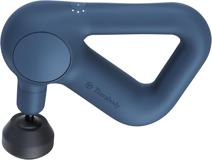 TheraGun Therabody Relief Handheld Percussion Massage Gun - Easy-to-Use, Comfortable & Light Personal Massager for Every Day Pain Relief Massage Therapy in Neck, Back, Leg, Shoulder and Body (Navy)-Ruum Studio Home