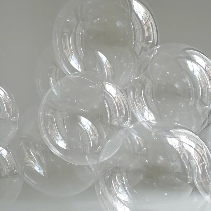 130pcs Clear Balloons Different Sizes 18" 12" 10" 5" Transparent Latex Balloon Garland Arch Kit for Birthday Baby Shower Graduation Wedding Gender Reveal Anniversary Party Decorations-Ruum Studio Home