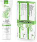Natural Fluoride Free Toothpaste - Nano Hydroxyapatite, Remineralizing, Sensitive Teeth, Whitening & Zero Waste Tube - Dentist Recommended for Adult & Kids Oral Aloe Vera & Chamomile (2 Pack, Aloe)-Ruum Studio Home