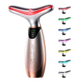 Facial Massager, 7 Colors Red Light Therapy for Face and Neck, Face Lift Device with 113°F Heating Vibration for Multi Skin Care-Ruum Studio Home