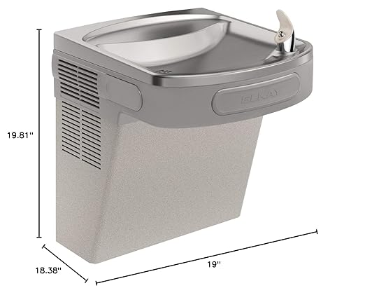 Elkay EZS8L ELKAY COMMERCIAL Wall Mount Cooler ADA Light Gray Granite-Ruum Studio Home