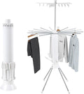 3 Tier Portable Clothes Drying Rackwith 4 Pulleys,Indoor and Outdoor Collapsible Rack Clothing with Shoe Drying Rack for Space Saving-Ruum Studio Home