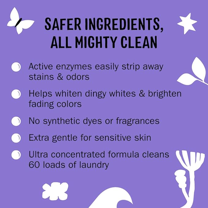 Molly's Suds Super Powder Detergent | Extra Strength Laundry Soap, Stain Fighting | Sensitive Skin | Simple, Effective Ingredients | Lavender, 120 Loads Total (2 Pack)-Ruum Studio Home