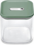 Caraway 2.5qt Glass Airtight Food Storage Container with Lid – Non-Toxic, BPA-Free Kitchen Storage Container – Stackable, Space-Saving Airtight Container for Dry Goods and More - Sage-Ruum Studio Home