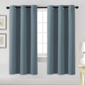 H.VERSAILTEX Blackout Curtains for Bedroom Thermal Insulated Room Darkening Living Room Curtains 72 Inch Long Grommet Privacy Protection Window Curtain Panels/Drapes for Nursery, 2 Panels,Stone Blue-Ruum Studio Home