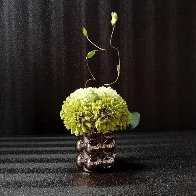 Kimura's Cabin 20Pcs Green Artificial Chrysanthemums Fake Silk Ball Flowers Mums Bouquets Arrangements Wedding Party Decor St Patricks Day Home Kitchen Garden Table DIY Floral Centerpieces (Green)-Ruum Studio Home