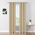 ChrisDowa Blackout Curtains 78 inches Long for Bedroom - 2 Panels Set Grommet Thermal Insulated Room Darkening Curtains for Living Room (Biscotti Beige, 42 x 78 Inch)-Ruum Studio Home