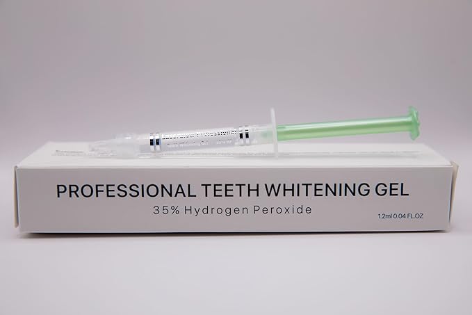 LaserGlow 35% Hydrogen Peroxide Teeth Whitening Gel – Professional Dental-Grade Syringe for Rapid in-Office Whitening; Enamel-Safe, Low-Sensitivity Formula for Dentists & Whitening Technicians-Ruum Studio Home
