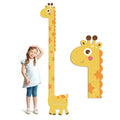 Personalized Name Growth Chart for Kids, Giraffe Height Chart for Boy Girls, Measuring Board for Kids Height, Patchwork Wooden Height Chart Measuring Board, Nursery Growth Chart Ruler-Ruum Studio Home