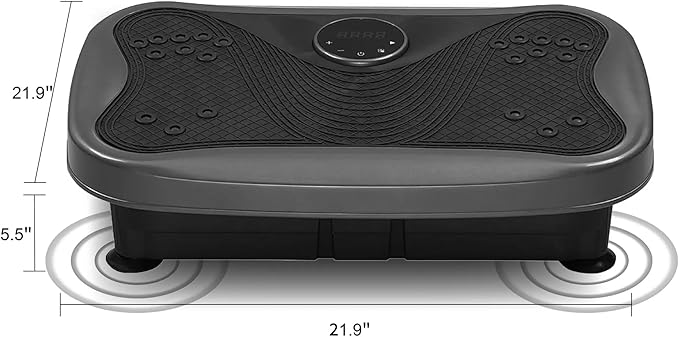 Vibration Plate Fitness Platform Whole Body Exercise Machine with 120 Speed Levels, Lymphatic Drainage, Fat Burning, and Weight Loss, Perfect for Women, Men, and Home Gym Exercise-Ruum Studio Home