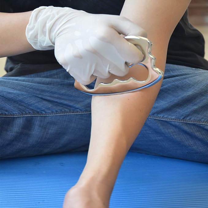Gua sha Tool gua sha Stainless Steel iastm Tool Gussha Massage Tool Muscle Scraping Tool for Soft Tissue Therapy and Reduce Arms,Back, Legs, Neck Muscle Pain(zh)………-Ruum Studio Home