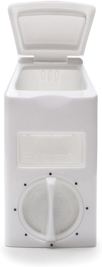 KitchenArt Spice Rack, Select-A-Spice Auto-Measure Rotating Spice Rack, White, 12 Compartments-Ruum Studio Home
