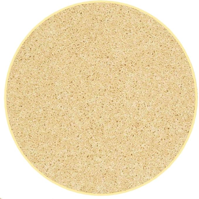 KOECKRITZ Soft and Colorful Kids Classroom Area Rugs (Passes Flammability Pill Test) Many Sizes and Bright Colors to Select from (8' Round, Lemon)-Ruum Studio Home
