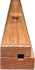 RRD Quilt Hanger for Wall for Display - Amish Made Wooden Quilt Rack Wall Mount - Rustic Tapestry Quilt Wall Hangers (Oak Wood, Fruitwood Stain, 72" Long)-Ruum Studio Home