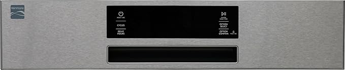 Kenmore 24" Built-in Stainless Steel Tub Dishwasher EasyFlex 3rd, SmartWash, UltraWash Plus, TurboDry, and Adjustable Rack, Energy Star Certified, Fingerprint Resistant-Ruum Studio Home