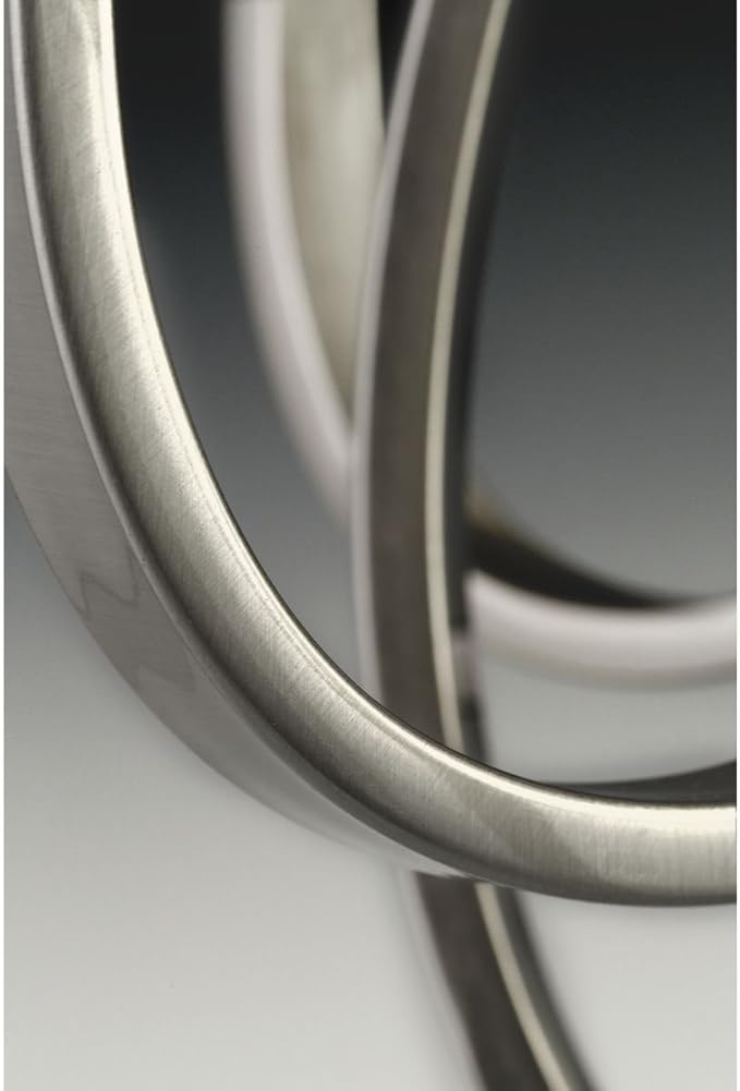 Torino Collection 3-Light Etched Glass Transitional Inverted Pendant Light Brushed Nickel-Ruum Studio Home