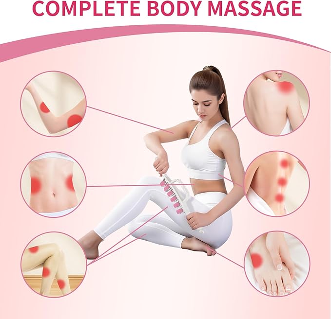Docemel Cellulite Massage Tool for Legs,Thighs,and Arms–Lymphatic Drainage Massager for Pain Relief and Body Sculpting,Muscle Roller Stick for Circulation Support-Ruum Studio Home