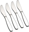 VANRA Premium 18/8 Stainless Steel Children Cutlery Set 6.6-inch Kids Dinner Knives Set 4 Pieces Silverware Flatware Utensil Set for Home School (4 Knives)-Ruum Studio Home
