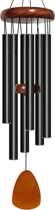 Wind Chime for Outside, 29 inch Aluminium Metal Wind Chimes, Relaxing Soothing Wind Chimes Outdoor, Decoration for Garden, Patio, Yard, Home, Gift for Mother's Day, Birthday(Waterdrop)-Ruum Studio Home