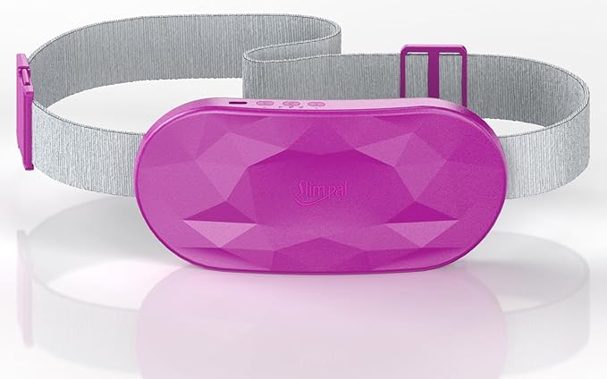 Slimpal AI Portable Heating Pad for Period Cramps, AI Smart Chip Long Safe Heat, Electric Cordless Back Belly Heating Pad for Menstrual Relief, Wearable Heat Belt Gifts for Her Women Girl, Dark Violet-Ruum Studio Home
