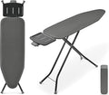 APEXCHASER Ironing Board, Full Szie Iron Board with Iron Rest,Height Adjustable,Extra Thick Heat Resistant Cover with Sleeve Board 15x45 Grey-Ruum Studio Home
