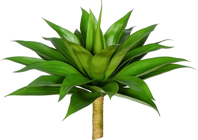 Artificial Agave Plants,Large UV Resistant Fake Agave Planters for Indoor and Outdoor Decorating Artificial Plants for Outdoors Fake Plants(1Pack, 28")-Ruum Studio Home
