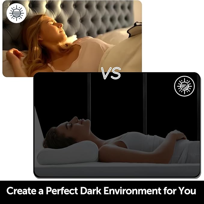 HIDBEA Mirror Blackout Window Film,100% Light Blocking Room Darkening Window Privacy Film,Mirror Glass Window Film Heat Control,Removable Window Cover Tint for Day Sleep(Mirror Black,23.6in x 6.5ft)-Ruum Studio Home