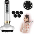 Handheld Cellulite Massager Tool- Elouris Cellulite Tool, 3 in 1 Vacuum Cupping kit, 12-Level Adjustable Cupping kit for Massage Therapy、Cupping Machine.(White)-Ruum Studio Home