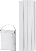 Amazon Basics Portable Blackout Curtain Shade with Suction Cups, 50"W x 78"L, 1 Pack, White-Ruum Studio Home
