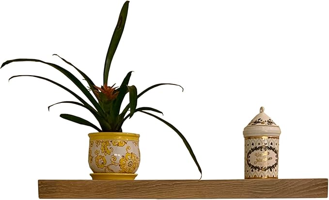 joelsantiques 36 Inch Wooden Floating Shelves for Wall - 36x6x2 in - Made of Natural Wood - Long Heavy Duty Rustic Wall Shelves for Bedroom - Perfect for Living Room, Kitchen - Natural-Ruum Studio Home