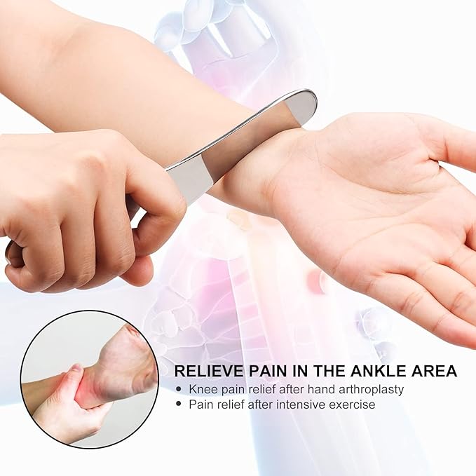 Guasha Massage Tool, Grade Stainless Steel Scraping Tool for Soft Tissue Upgrade Physical Therapy Stuff,Used for Back, Legs, Arms,Neck,Shoulder, Gua sha Tool-Ruum Studio Home