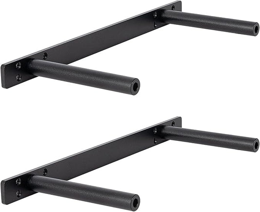 Hidden Shelf Brackets ， Floating Shelf Bracket (Additional Brackets -NO Kits) 16 Inch -2 Pcs-Ruum Studio Home
