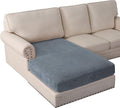 PrinceDeco Velvet Couch Cover for Dogs, Washable L Shaped Couch Cover, 1 Piece, Stone Blue-Ruum Studio Home