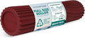 Oceanfoam Tidal Roller - Maroon - Muscle Massage Foam Roller for Back Pain & Stretching - Firm and Ergonomic Wide Wave Textured - Yoga, Athletics, & Wellness - Full Size, 20" x 5"-Ruum Studio Home