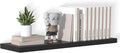 40 Inch Floating Shelf 1 Pack Large Floating Shelves for Wall No Drilling Accessories Included Deep Wall Shelves for Living Room Kitchen Farmhouse 40" W x 12" D x 1.2" Black-Ruum Studio Home